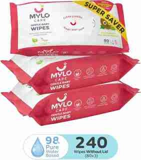 MYLO BABY GENTLE BABY WIPES (nos)