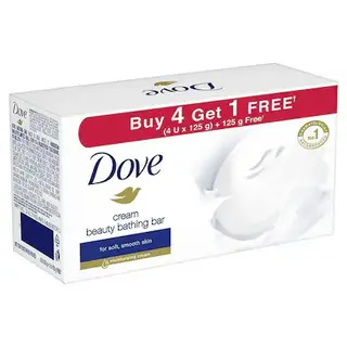 DOVE SOP CREAM BEAUTY CMB (125*4) +1 (nos)