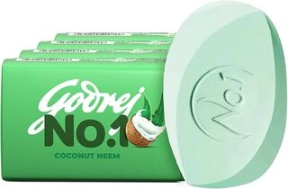 GODREJ NO.1 COCONUT NEEM SOAP 150G*4 (600 gm)