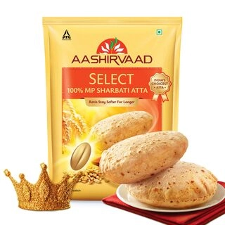 AASHIRWAAD SELECT SHARBATI ATTA (5 kg)