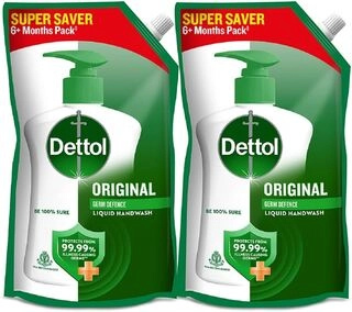 DETTOL HW ORIGINAL (625ML*2) POUCH (nos)