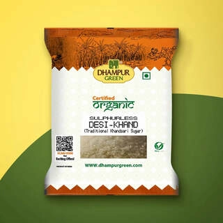 DHAMPUR DESI KHAND SULPHURLESS (800 g)