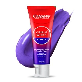 COLG TP VISIBLE WHITE PURPLE (100GM*2) (nos)