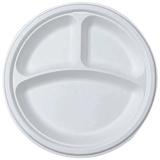 10 INCH ROUND PLATE 25PCS (nos)
