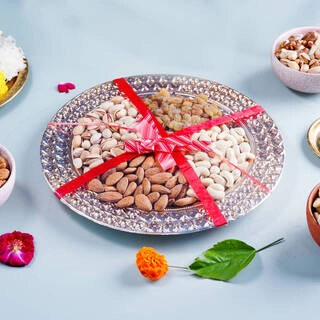 SVH ZH DRY FRUITS GIFTING THALI (nos)