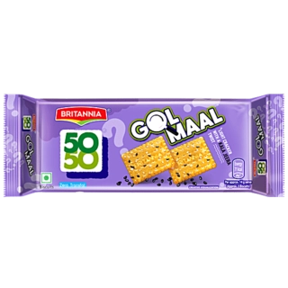 BRIT 50-50 GOL MAAL BISCUITS (61.5 g)