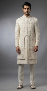 Chanderi Silk Resham Embroidered