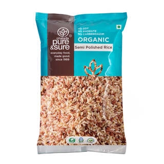 Organic Semi Polished Rice-1kg