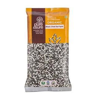 Organic Black Urad Whole-500Gms