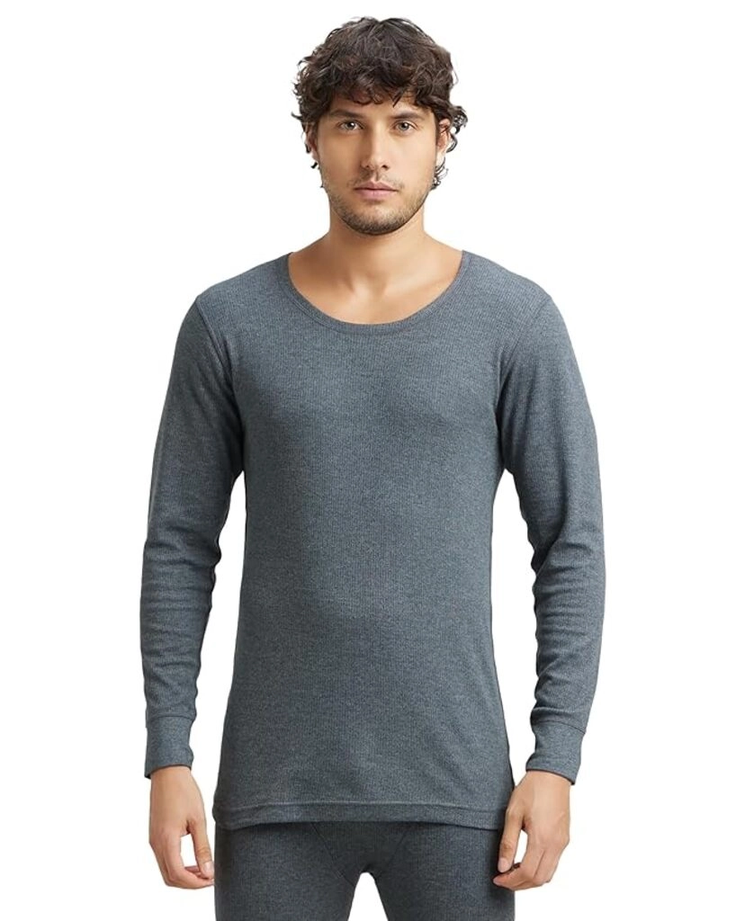 Long Sleeve Vest 2401 Size M Charcoal Mel