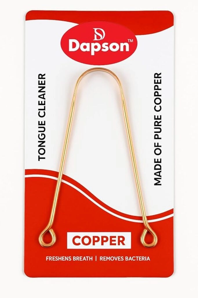 Tongue Cleaner Copper Round 1Pcs