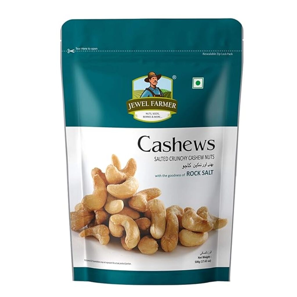 Salted Crunchy Cashews 500Gm
