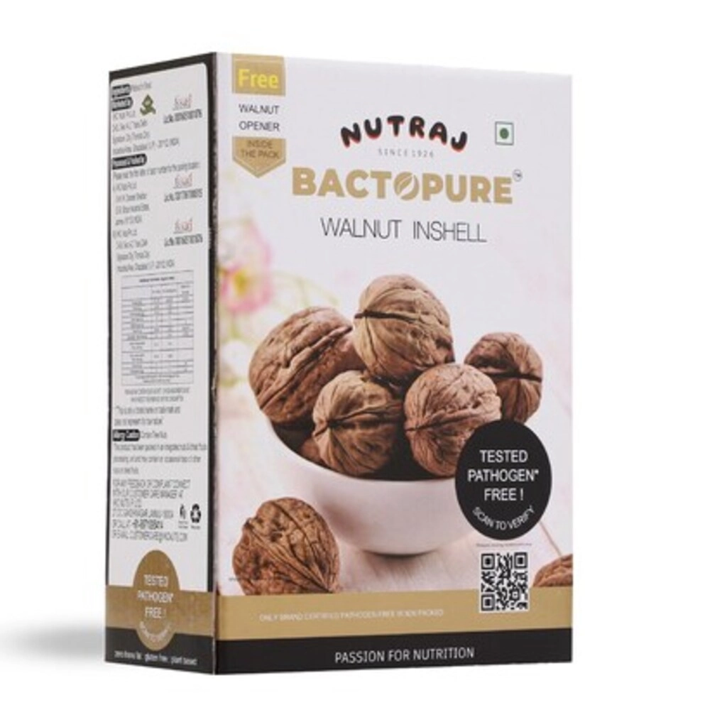 Nutraj Bactopure Walnut Inshell 500Gm