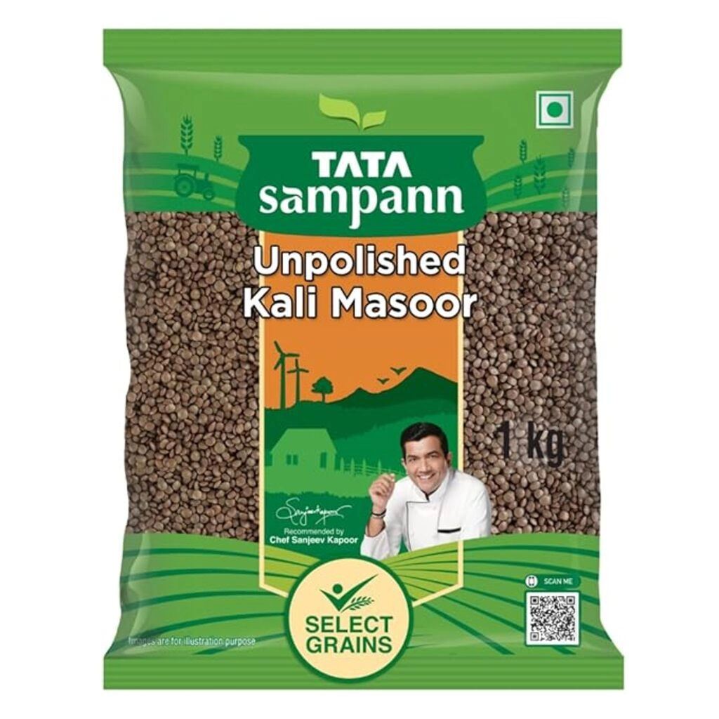 Sampann Kali Masoor 1Kg