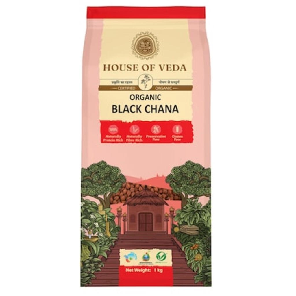 Hov Organic Kala Chana 1Kg