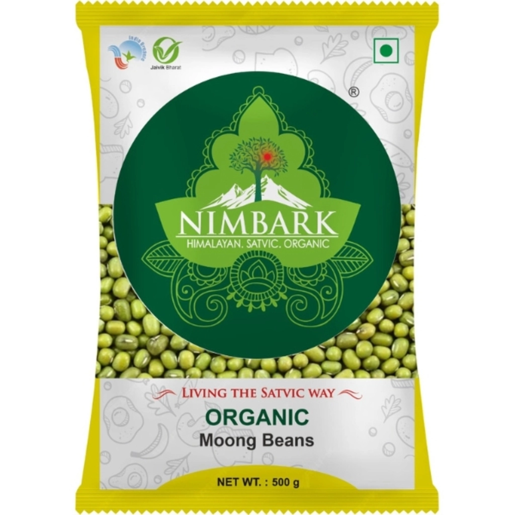 Organic Moong Sabut 500G