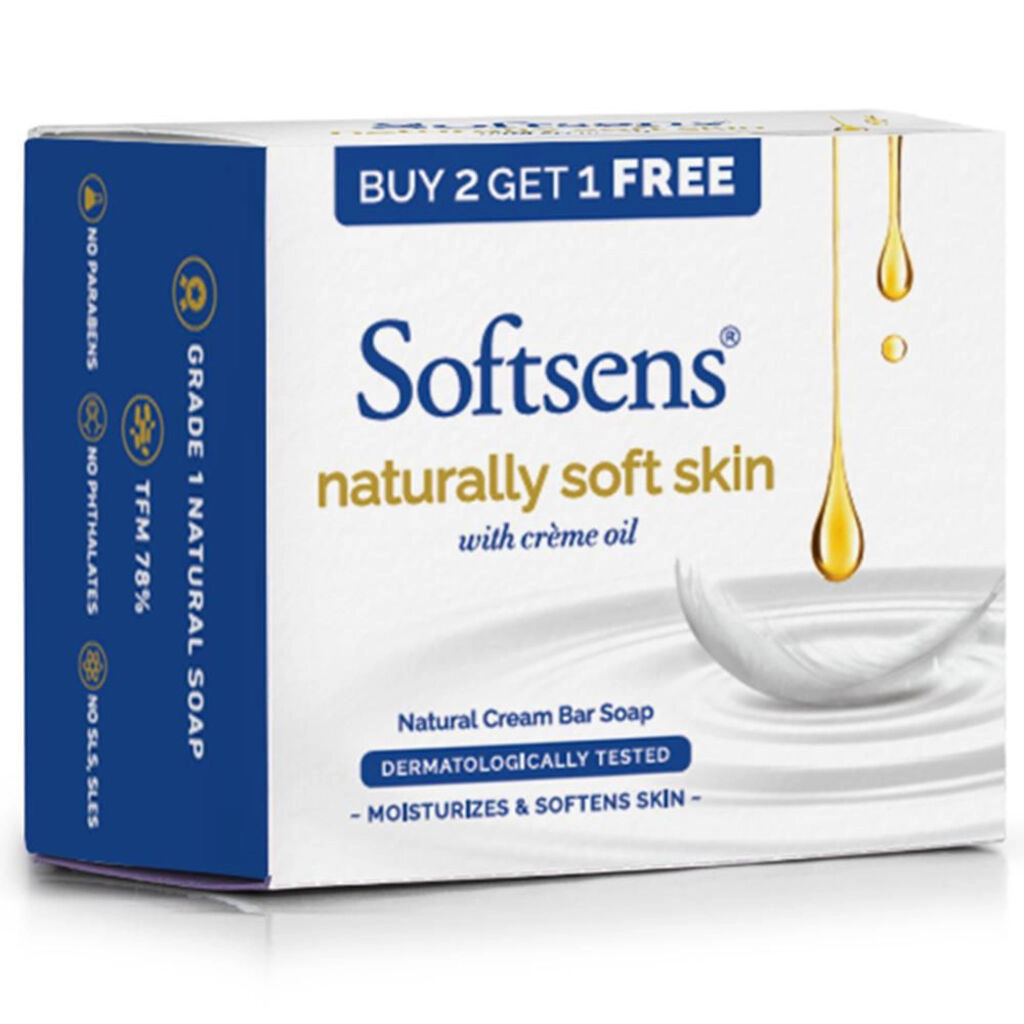 Naturally Soft Skin Cream Bar Soap 300Gm