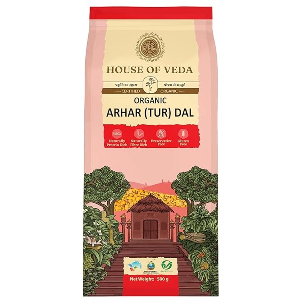 Hov Organic Arhar Dal 500Gm