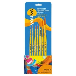 Brush Set Synthetic Round 7Pic 35267