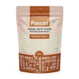 Chana Sattu Flour Roasted Black Gram 500Gm