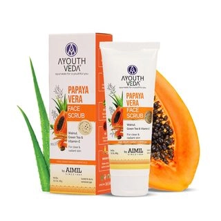 Veda Papaya Vera Face Scrub 100Gm