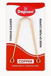 Tongue Cleaner Copper Round 1Pcs