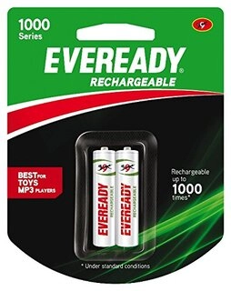 Rechargeable Batteries 2 Pcs Set