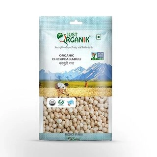 Just Organik Chickpea Kabuli Chana 500Gm