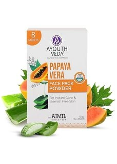 Papaya Vera Face Pack 10Gm*8 Sachets