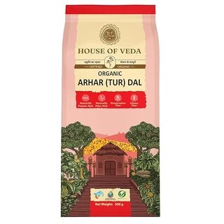 Hov Organic Arhar Dal 500Gm