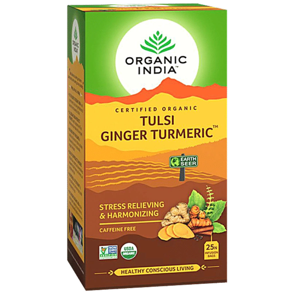 ORGANIC TULSI GINGER TURMERIC 25BAG