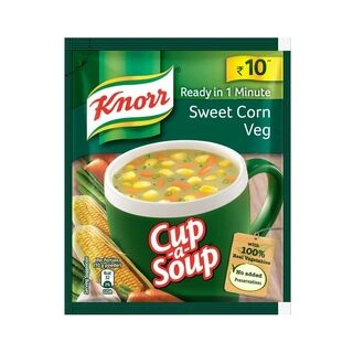 KNORR SWEET CORN VEG SOUP 9.5GM