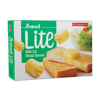 AMUL BUTTER SPREAD LITE MILK FAT 100 GM