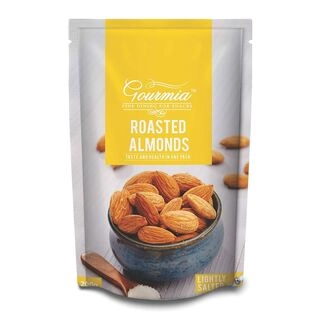 GOURMIA ROASTED ALMONDS LIGHTLY SALTED 200GM