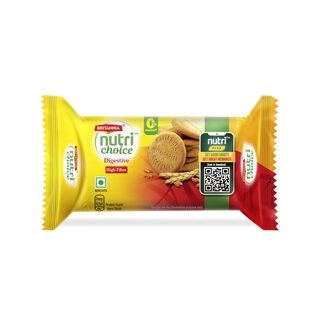 BRITANNIA NUTRI CHOICE DIGESTIVE HI-FIBER BISCUITS 100GM