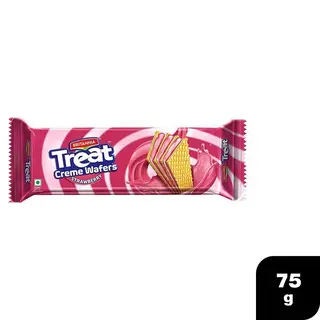 BRITANNIA TREAT STRAWBERRY WAFFER 75GM