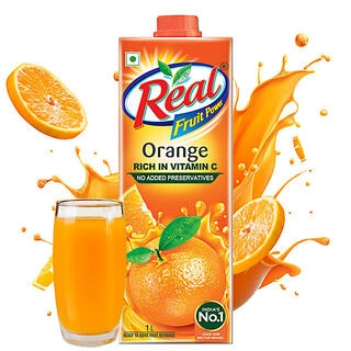 REAL ORANGE JUICE 1 LTR