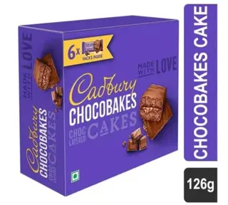 CADBURY CHOCOBAKES CAKE 126GM