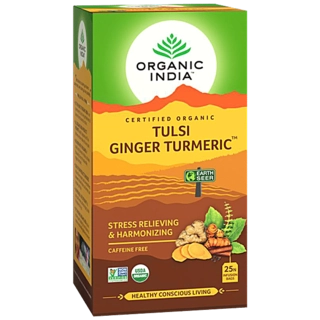 ORGANIC TULSI GINGER TURMERIC 25BAG
