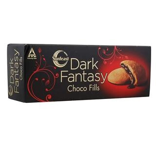 SUNFEAST DARK FANTASY CHOCO FILLS BISCUITS 75GM