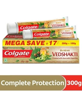 COLGATE SWARNA VEDSHAKTI TOOTHPASTE 300 GM