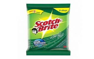 SCOTCH BRITE SCRUB PAD REGULAR (PACK OF 3)