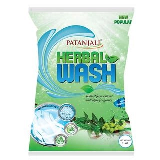 PATANJALI HERBAL WASH DETERGENT POWDER 1 KG