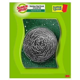 SCOTCH BRITE STAINLESS STEEL SCRUB PAD