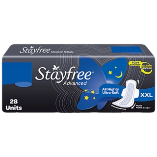STAYFREE ADVANCED ALL NIGHT XL 28 PADS