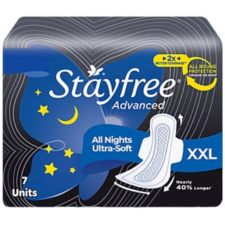 STAYFREE ADVANCED ALL NIGHT XL 7 PADS