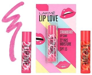 LAKME LOVE STRAWBERRY SPF 15 LIP BALM 4G