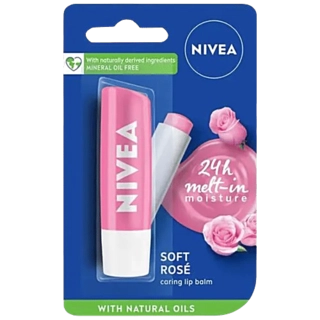 NIVEA SOFT ROSE LIP BALM 4.8G