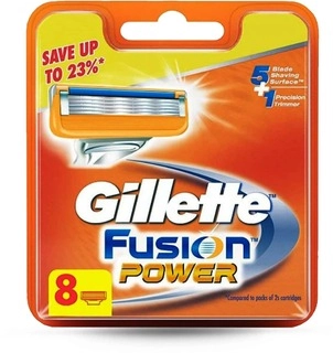GILLETTE FUSION POWER 8PCS