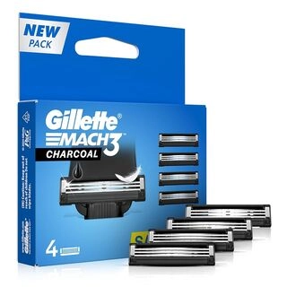 GILLETTE MACH 3 CHARCOAL 4N